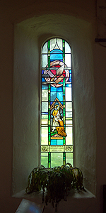 Single light window in the south aisle June 2012